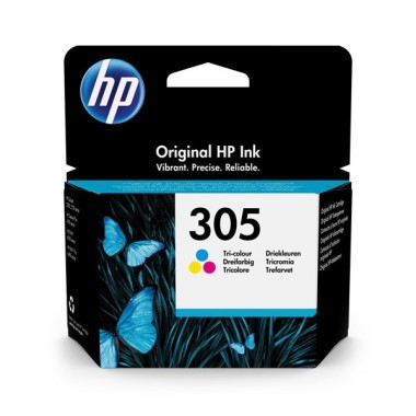 Hp 305 Tricolor Cartucho De Tinta Original 3ym60ae 100k