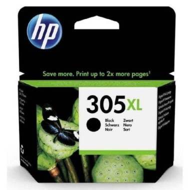 Hp 305XL Negro Cartucho De Tinta Original 3ym62ae 240k