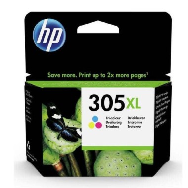 Hp 305XL Tricolor Cartucho De Tinta Original 3ym63ae 200k